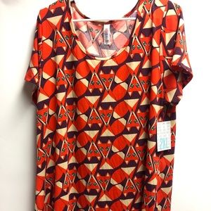 NWT LuLaRoe Fox Classic T Shirt